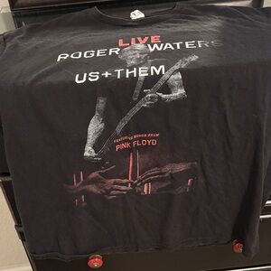 Pink Floyd Black Graphic Tee - US + THEM